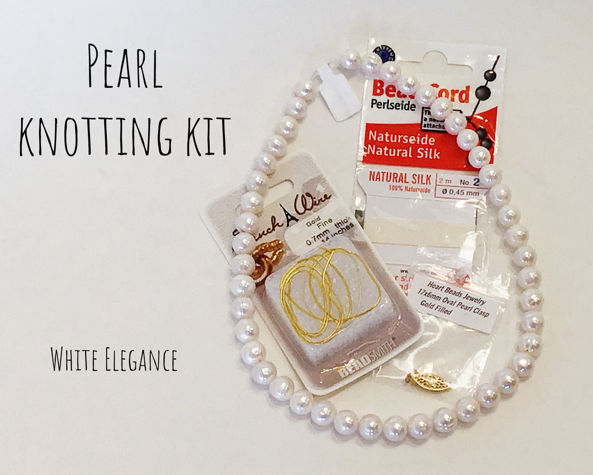 Pearl Knotting Kit – Heart Beads Jewelry