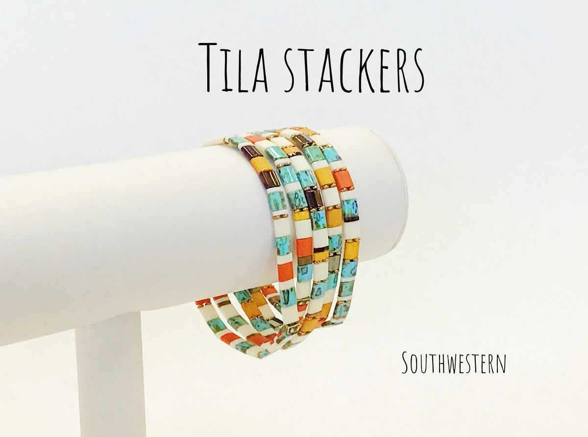 Tila Stacker Bracelet - Bead Inspirations