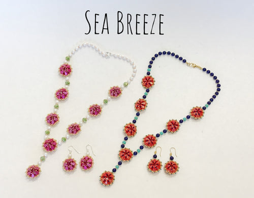 Sea Breeze Necklace and Earrings Kit